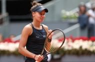 Veronika Kudermetova at the 2023 Madrid Open.